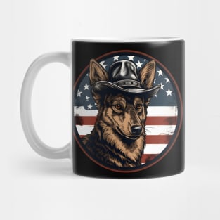 Finnish Spitz 4th of July Mug